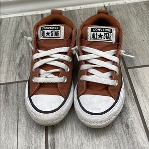 Converse Kids Shoes in Brown and White